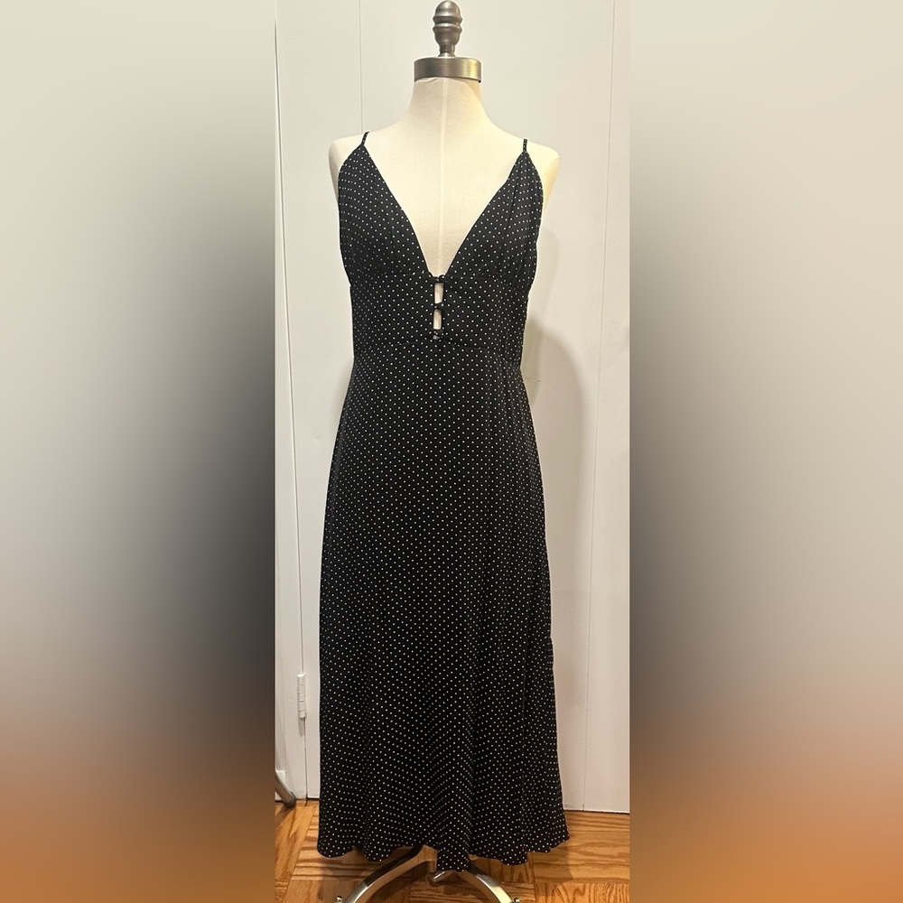 Reformation Deep V Strappy Summer Dress